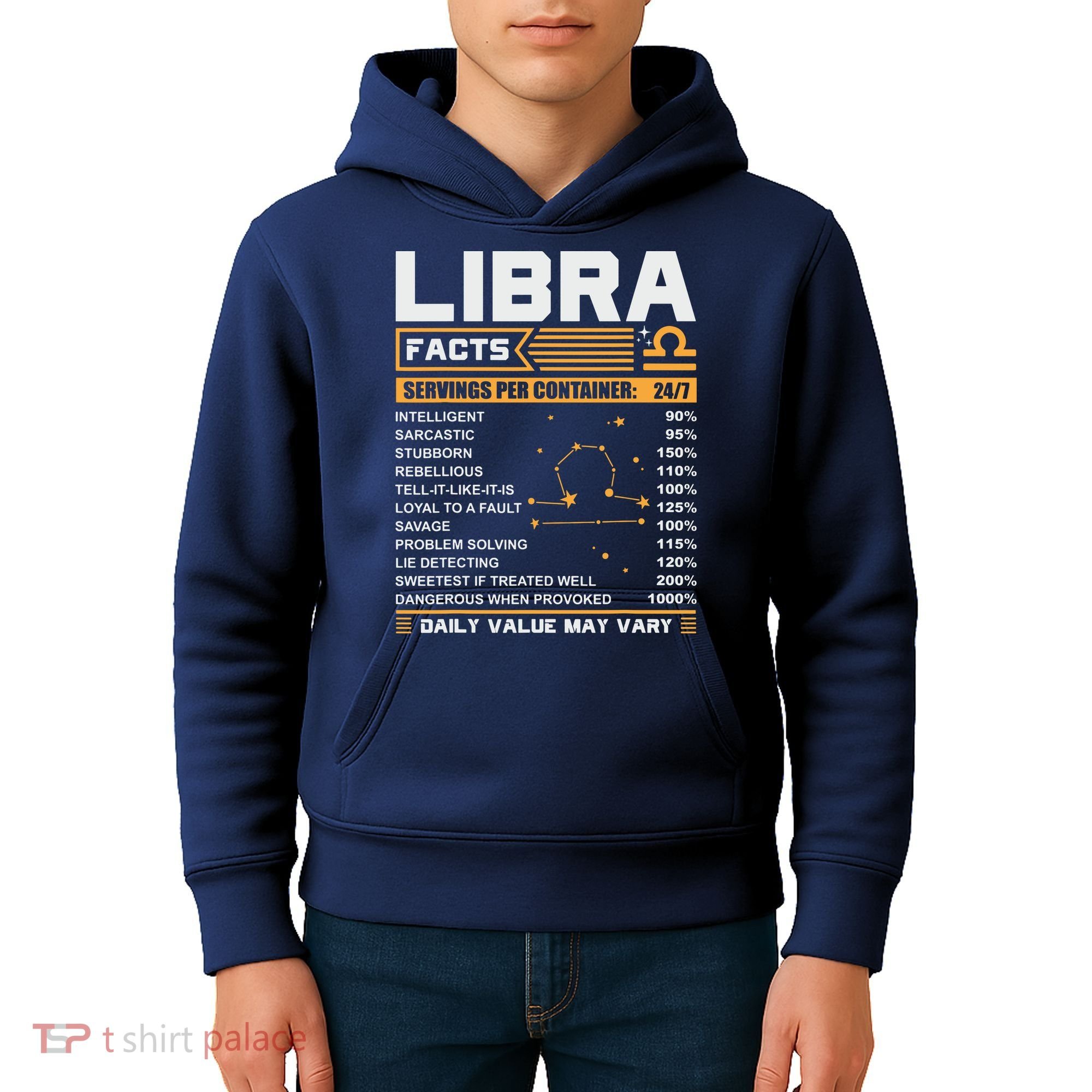 Libra Birthday Gifts Libra Facts Funny Kids Hoodie