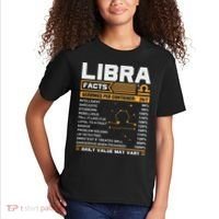 Libra Birthday Gifts Libra Facts Funny Kids T-Shirt thumb 2