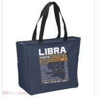 Libra Birthday Gifts Libra Facts Funny Tote Bag thumb 2