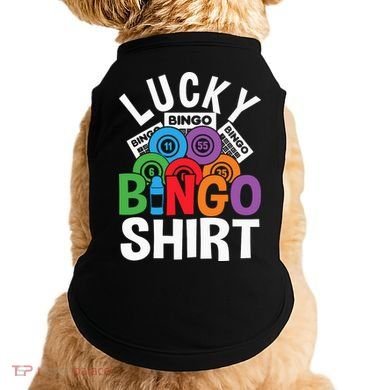 Lucky Bingo Gambling Fun Bingo Lover Design Doggie Tank