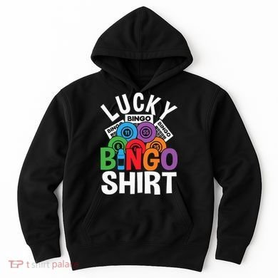 Lucky Bingo Gambling Fun Bingo Lover Design Hoodie