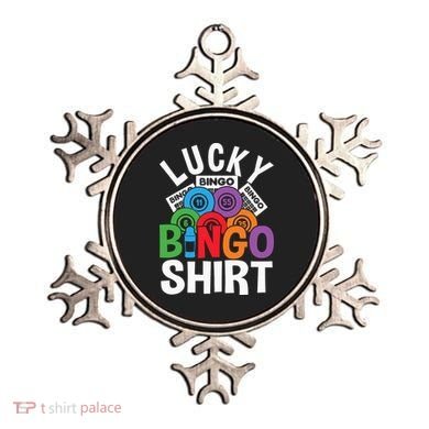 Lucky Bingo Gambling Fun Bingo Lover Design Ornament