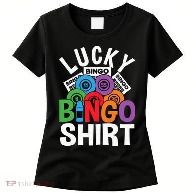 Lucky Bingo Gambling Fun Bingo Lover Design Women's T-Shirt