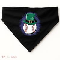 Leprechaun Baseball Hat St PatrickS Day Sports Fans Gift USA-Made Doggie Bandana thumb 0