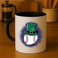 Leprechaun Baseball Hat St PatrickS Day Sports Fans Gift Coffee Mug thumb 4