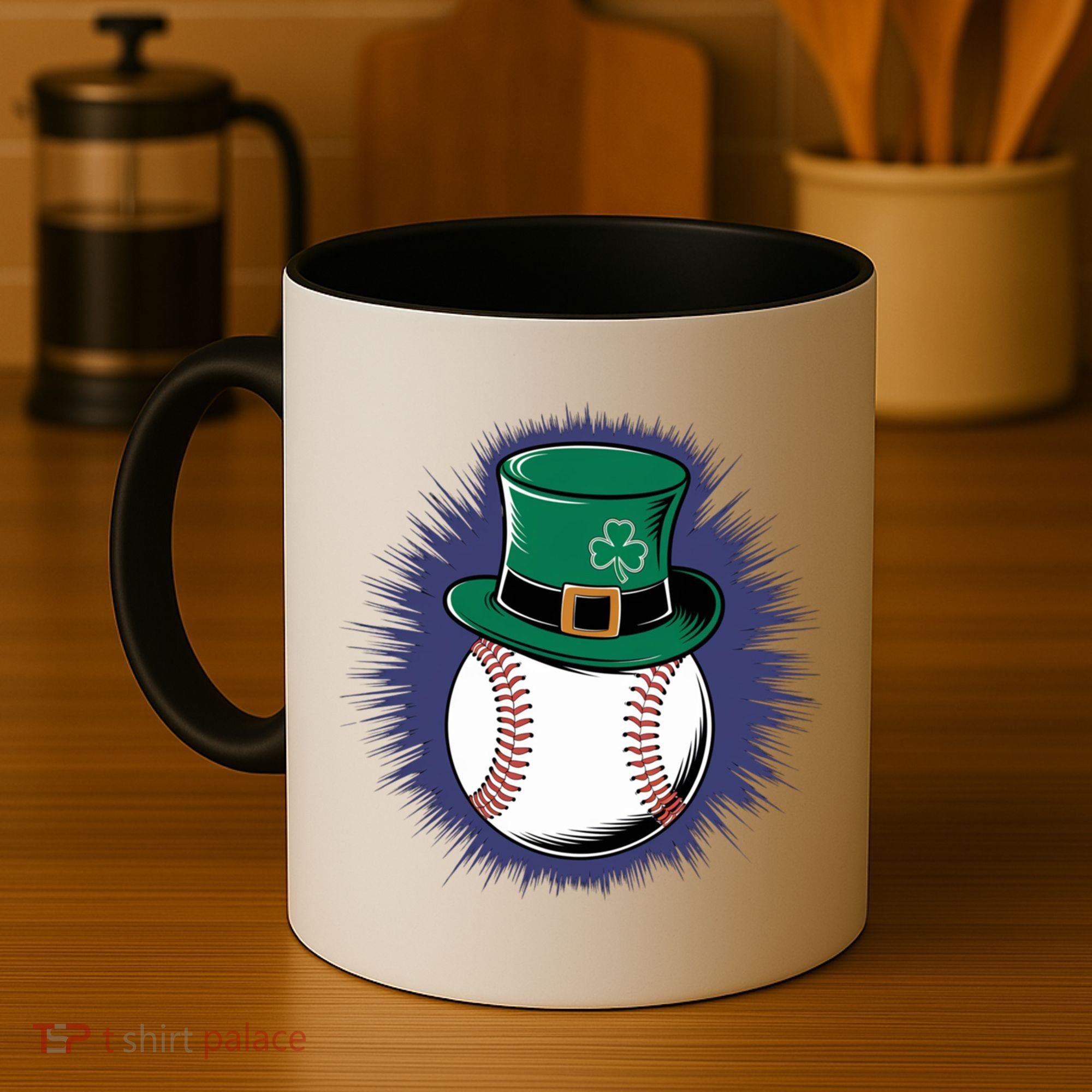 Leprechaun Baseball Hat St PatrickS Day Sports Fans Gift Coffee Mug