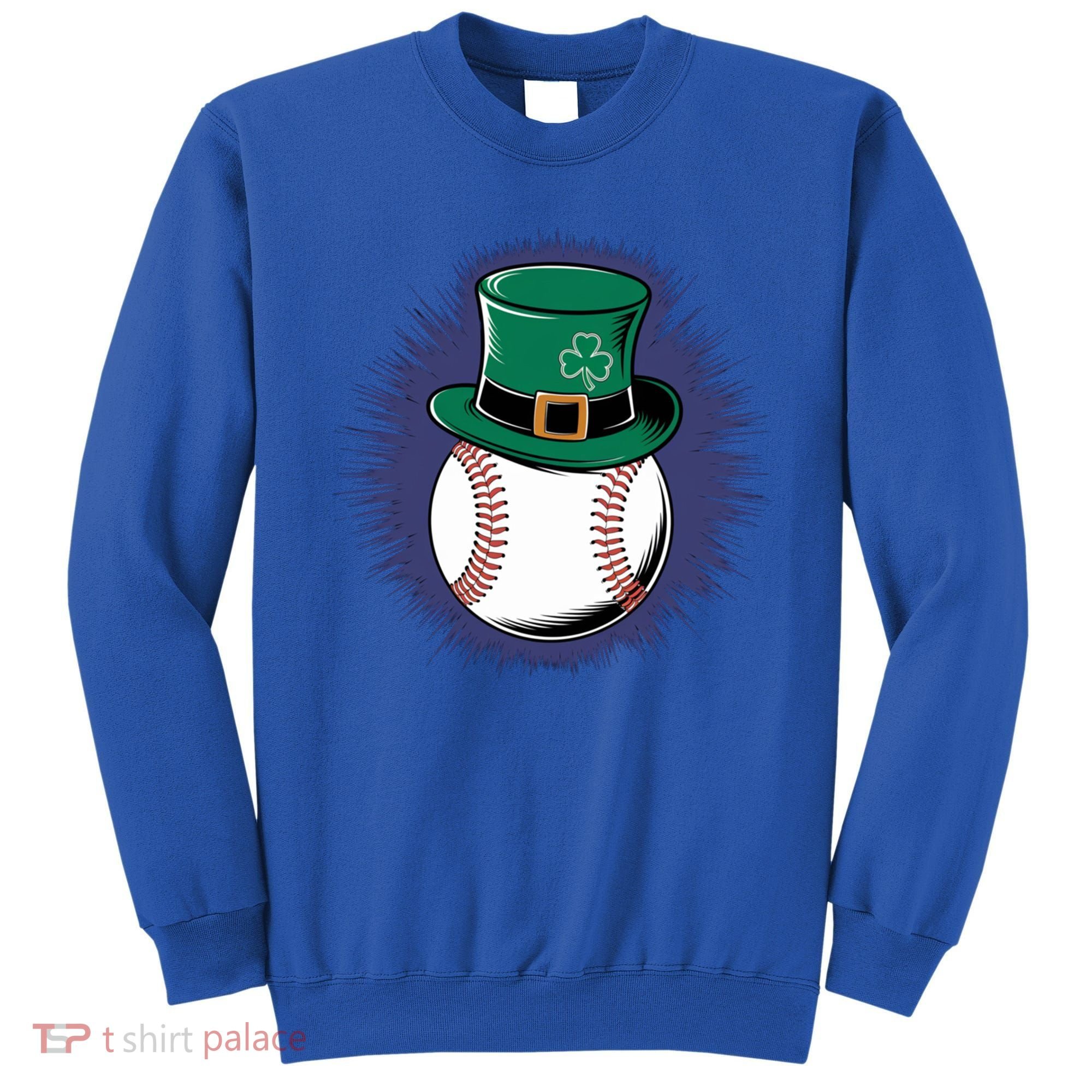 Leprechaun Baseball Hat St PatrickS Day Sports Fans Gift Sweatshirt
