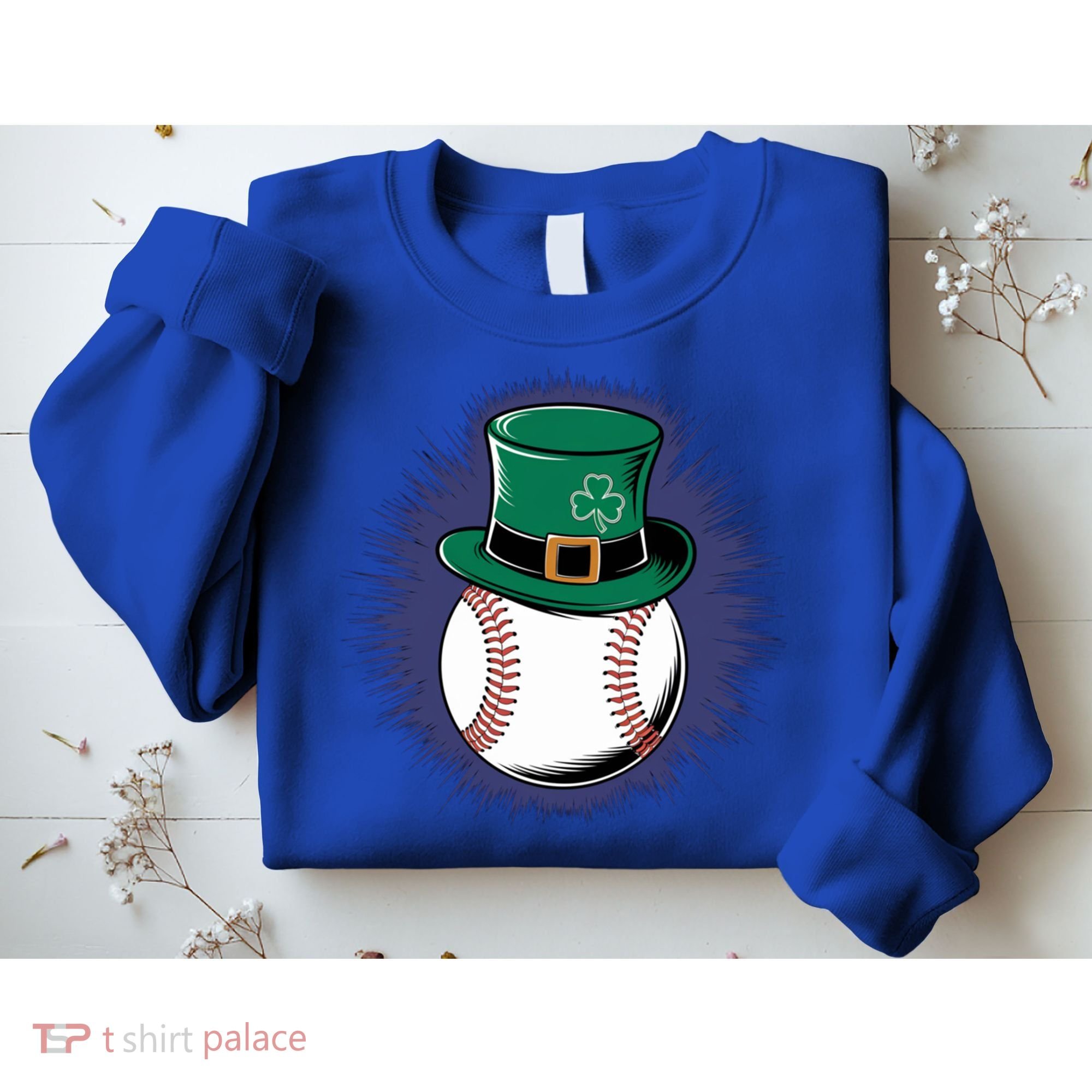Leprechaun Baseball Hat St PatrickS Day Sports Fans Gift Sweatshirt