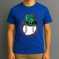 Leprechaun Baseball Hat St PatrickS Day Sports Fans Gift T-Shirt thumb 3