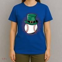 Leprechaun Baseball Hat St PatrickS Day Sports Fans Gift T-Shirt thumb 4