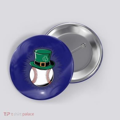Leprechaun Baseball Hat St PatrickS Day Sports Fans Gift Button