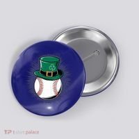Leprechaun Baseball Hat St PatrickS Day Sports Fans Gift Button thumb 0