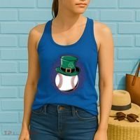 Leprechaun Baseball Hat St PatrickS Day Sports Fans Gift Women's Tank Top thumb 2