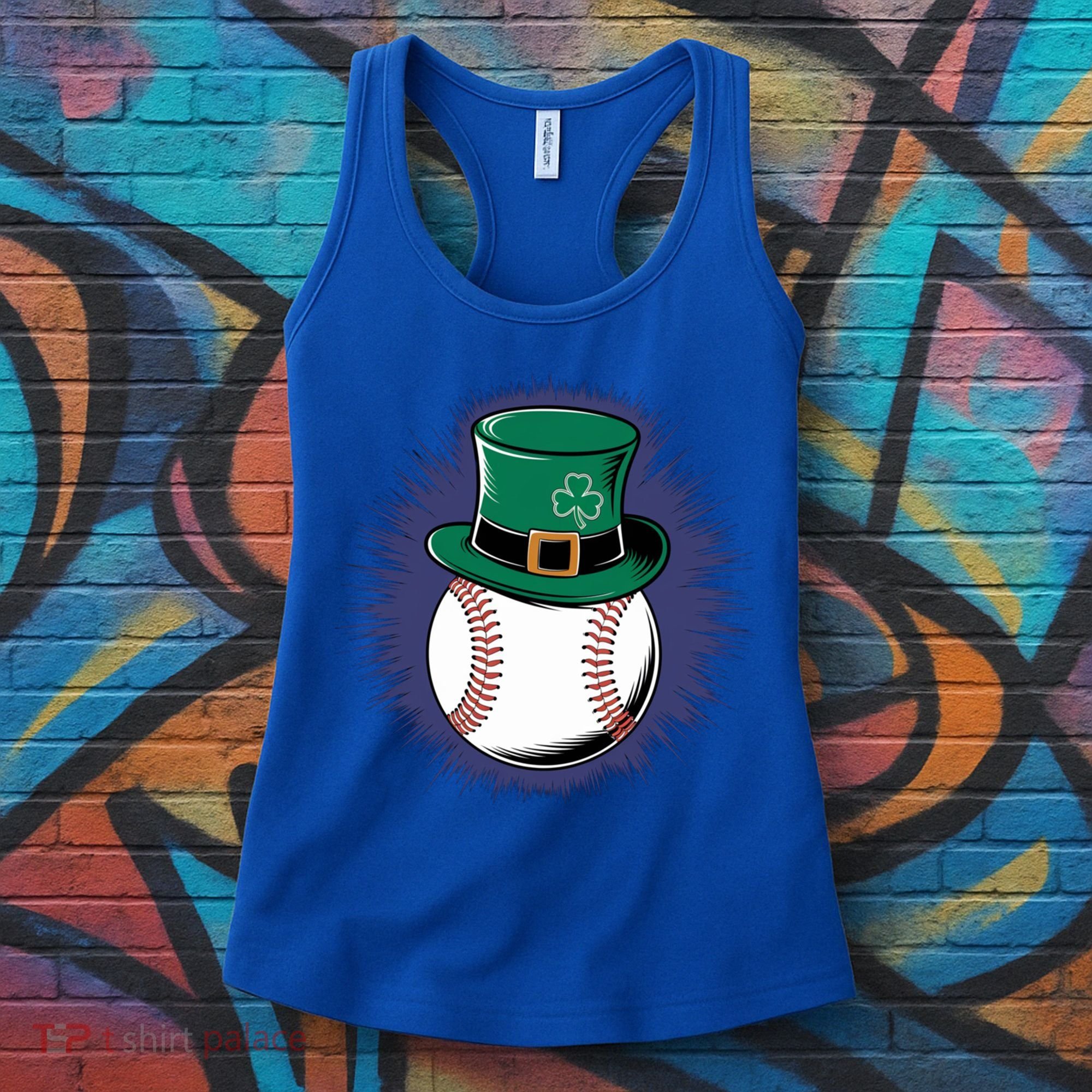 Leprechaun Baseball Hat St PatrickS Day Sports Fans Gift Women's Tank Top