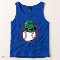 Leprechaun Baseball Hat St PatrickS Day Sports Fans Gift Tank Top thumb 2