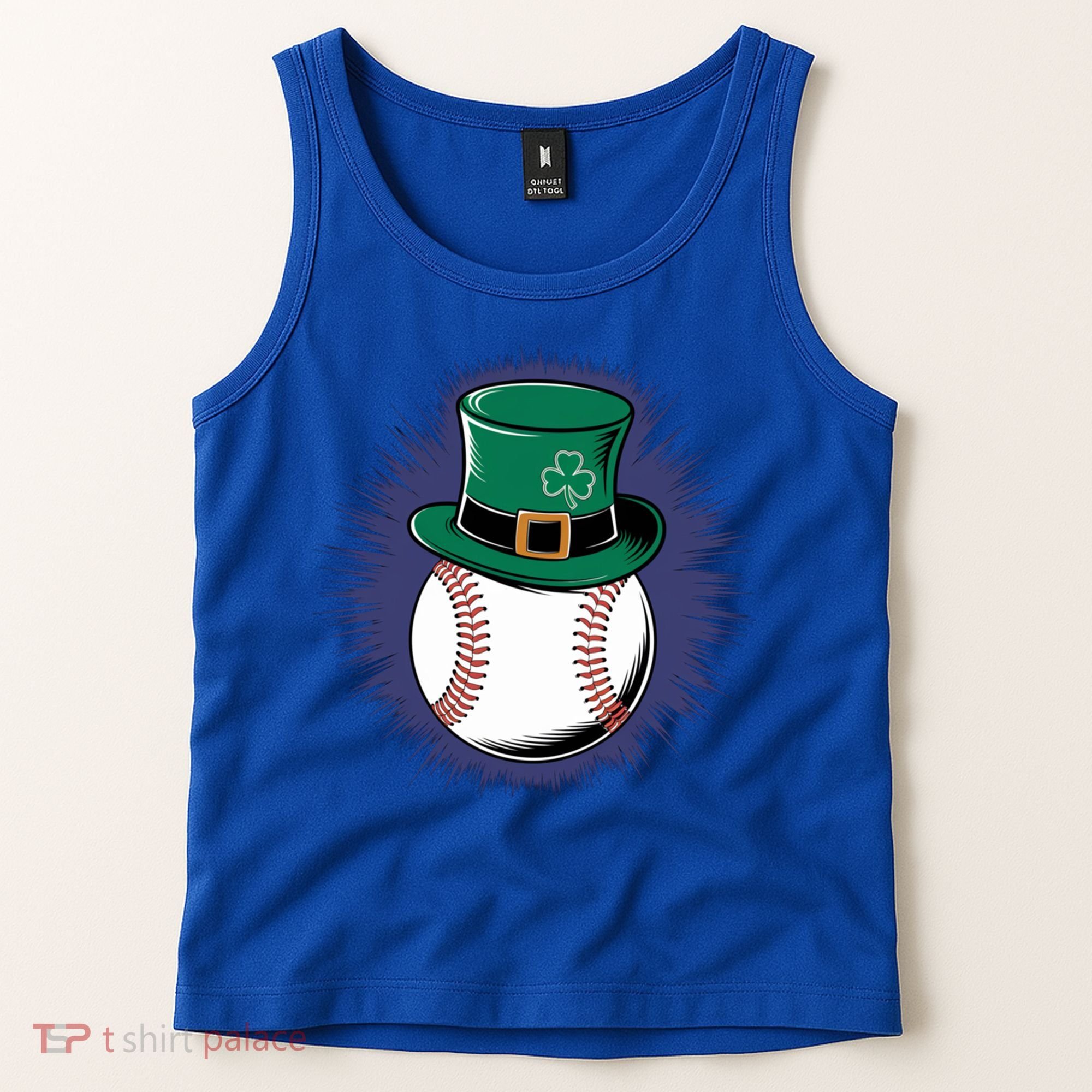Leprechaun Baseball Hat St PatrickS Day Sports Fans Gift Tank Top