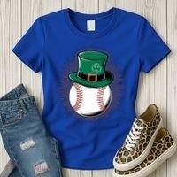 Leprechaun Baseball Hat St PatrickS Day Sports Fans Gift Women's T-Shirt thumb 3
