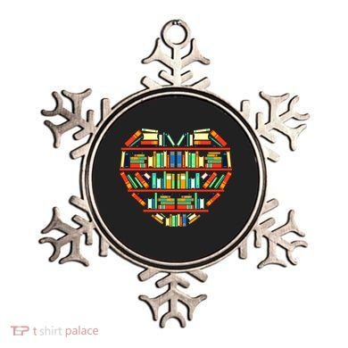 Love Books Heart Ornament