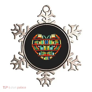 Love Books Heart Ornament