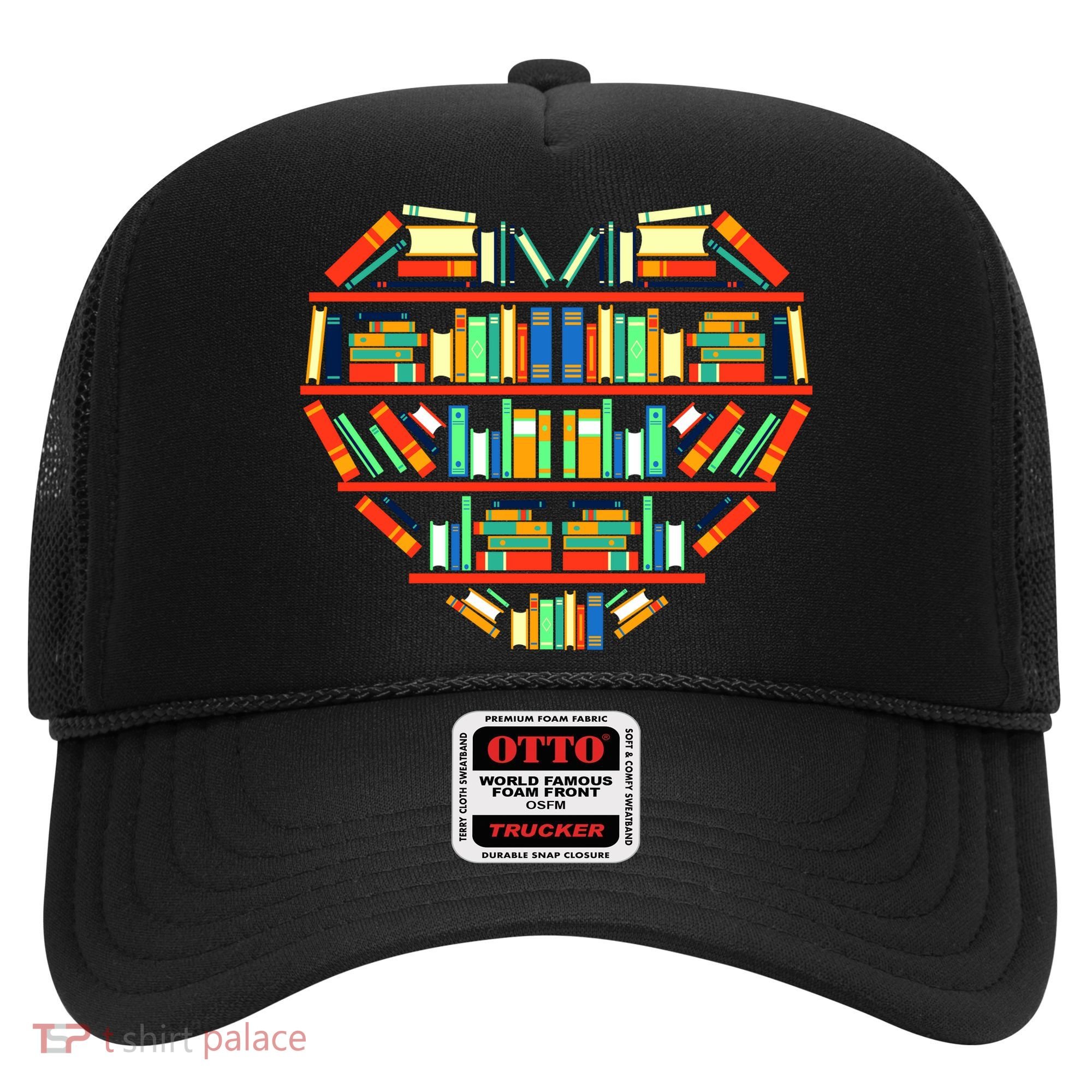 Love Books Heart Hat