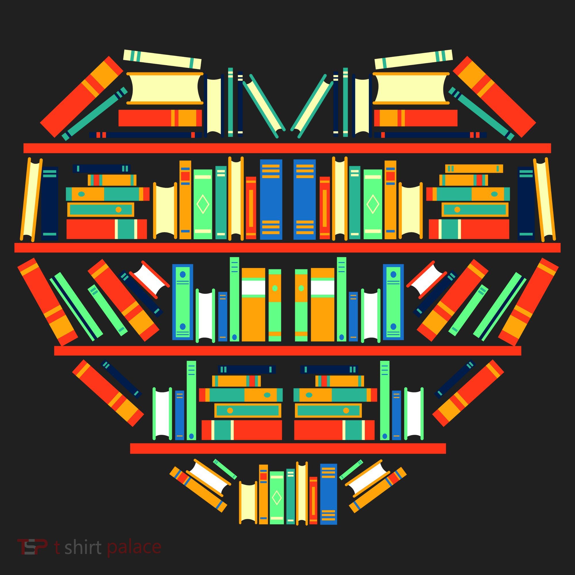 Love Books Heart Hat