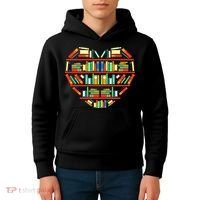 Love Books Heart Kids Hoodie thumb 4