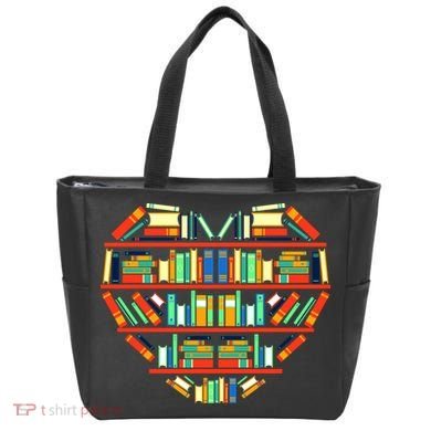 Love Books Heart Tote Bag