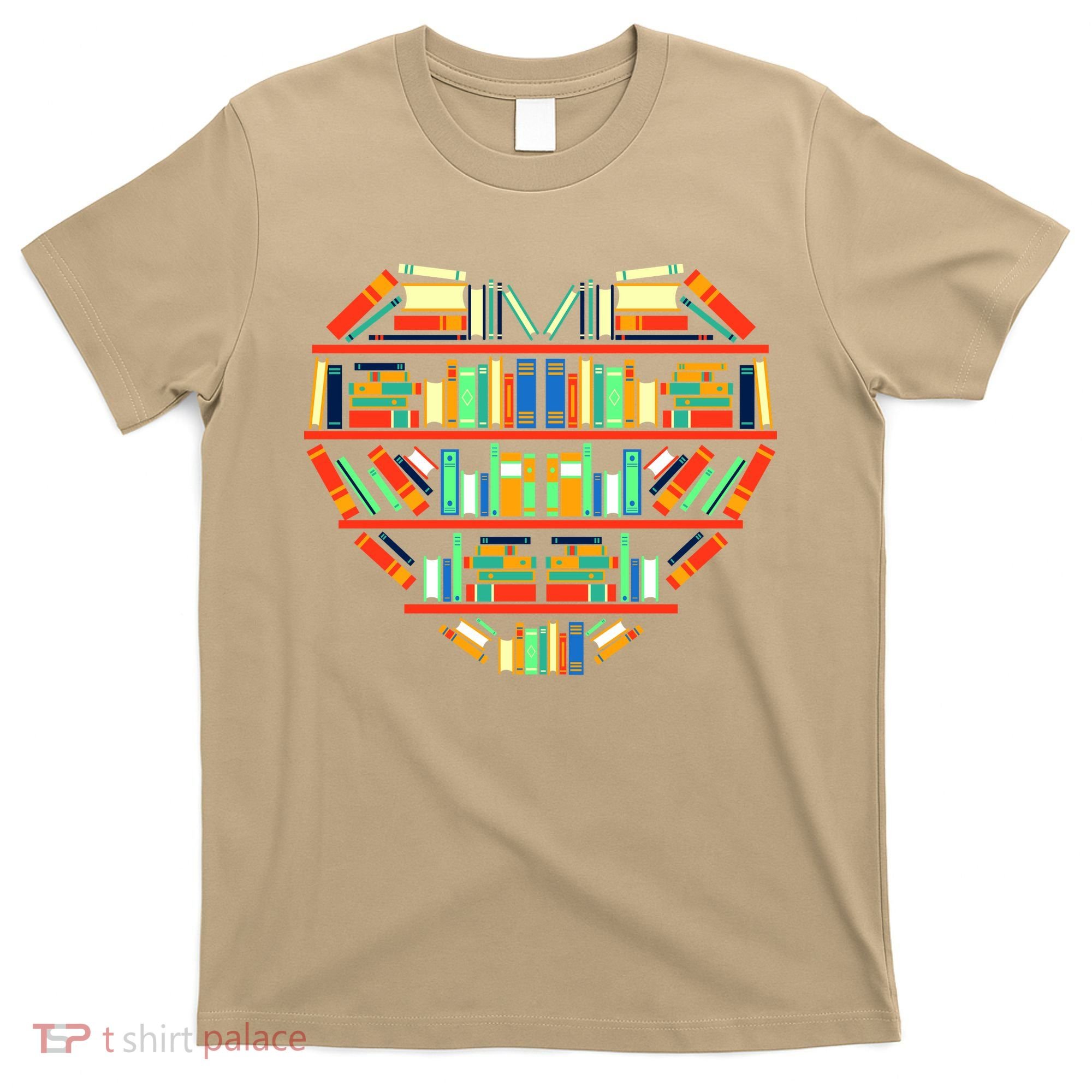 Love Books Heart T-Shirt