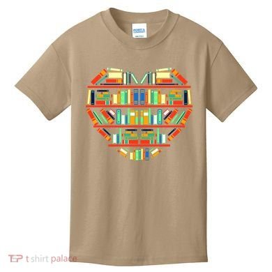 Love Books Heart Kids T-Shirt