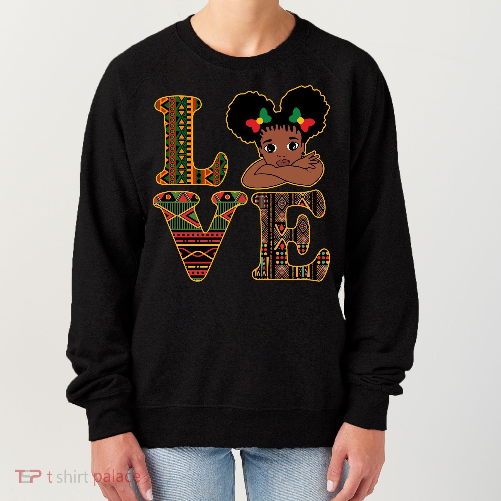 Love Black History Month Cute Pride Women's Sweatshirt