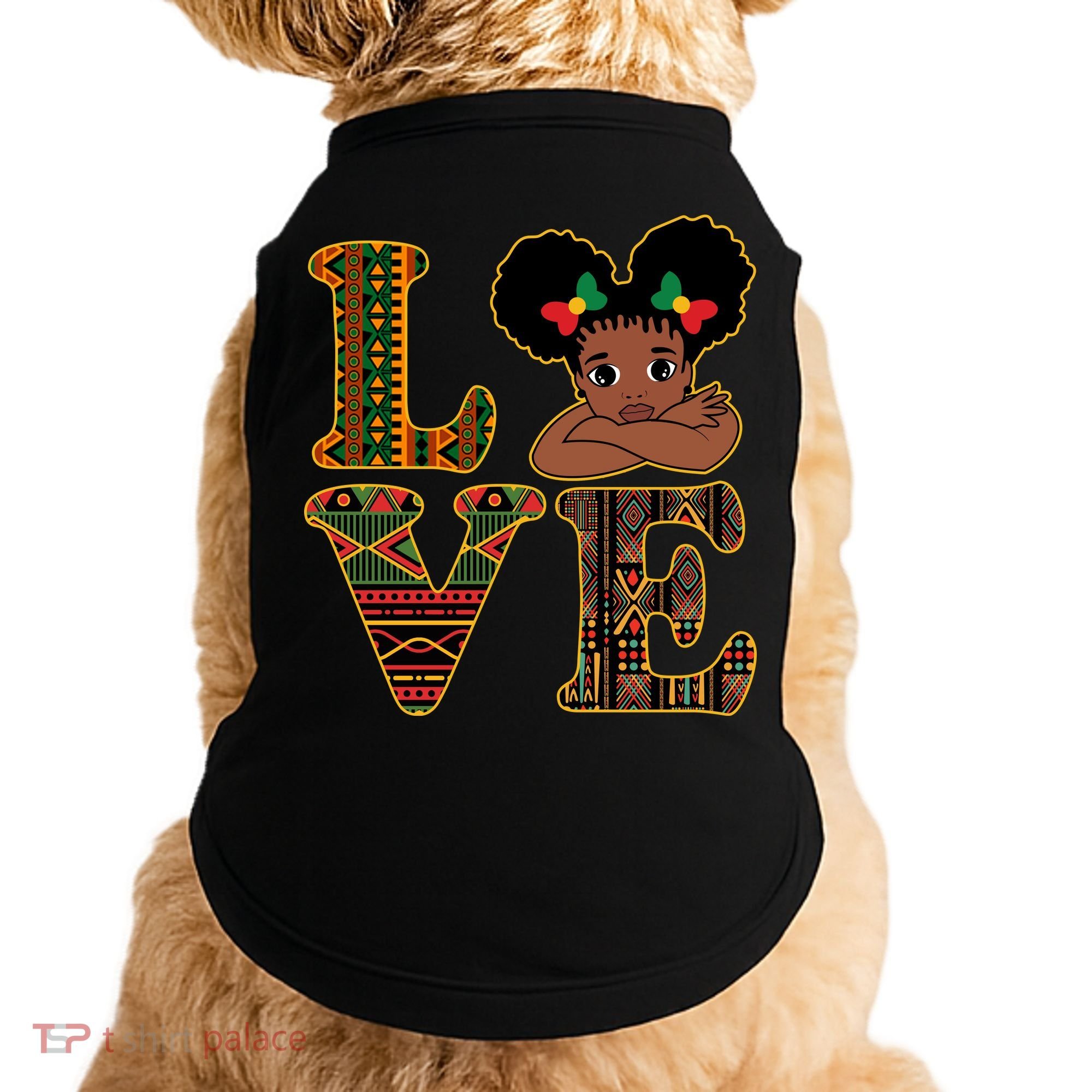 Love Black History Month Cute Pride Doggie Tank