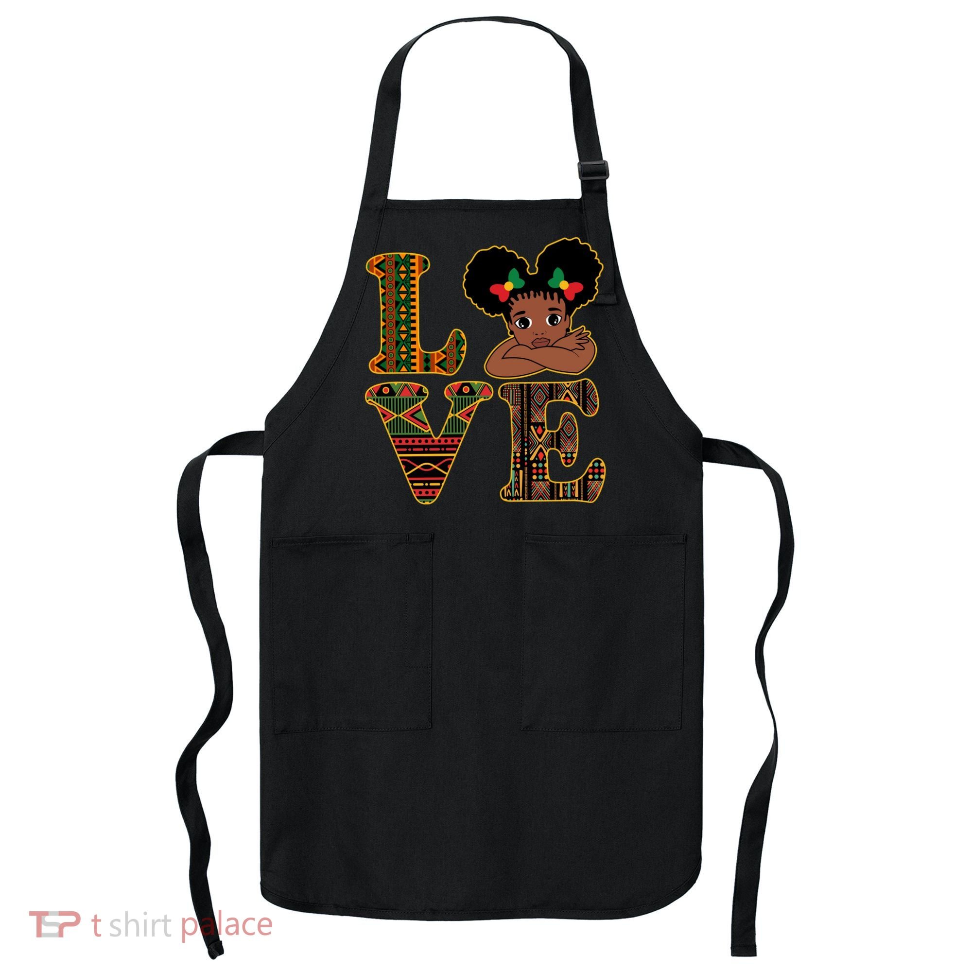 Love Black History Month Cute Pride Apron