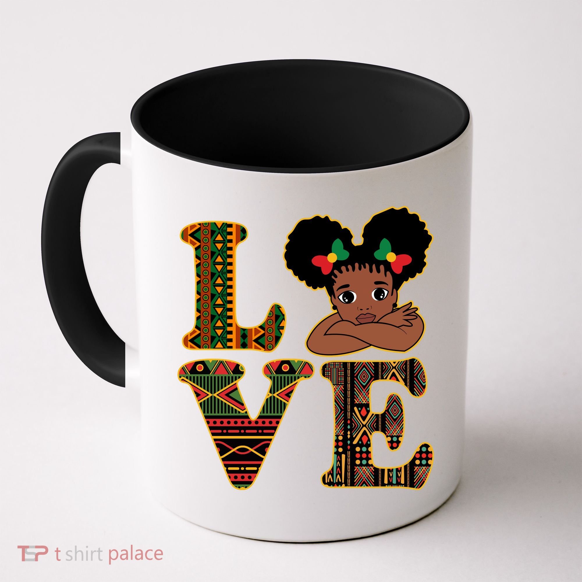Love Black History Month Cute Pride Coffee Mug