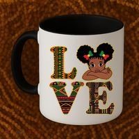 Love Black History Month Cute Pride Coffee Mug thumb 2