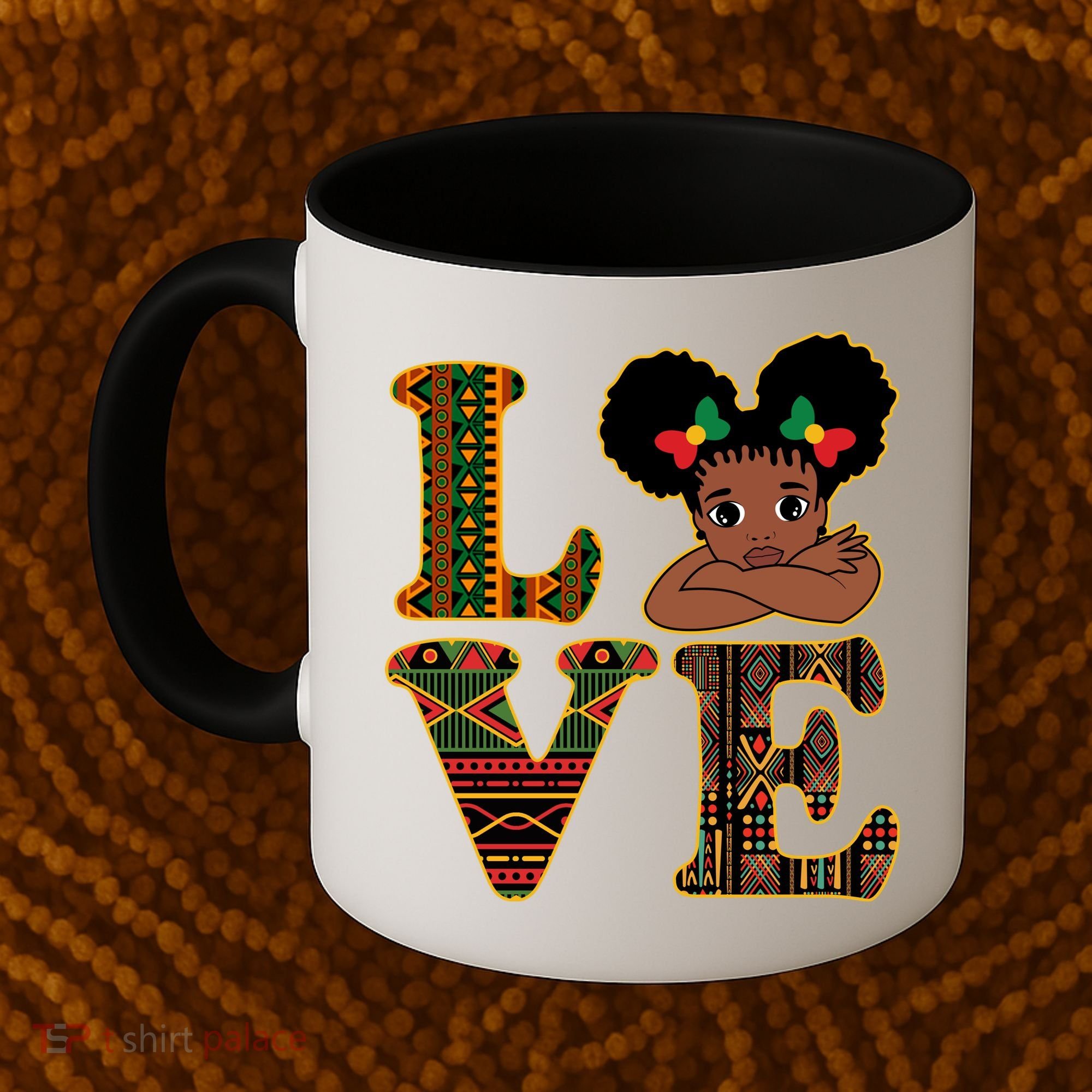 Love Black History Month Cute Pride Coffee Mug