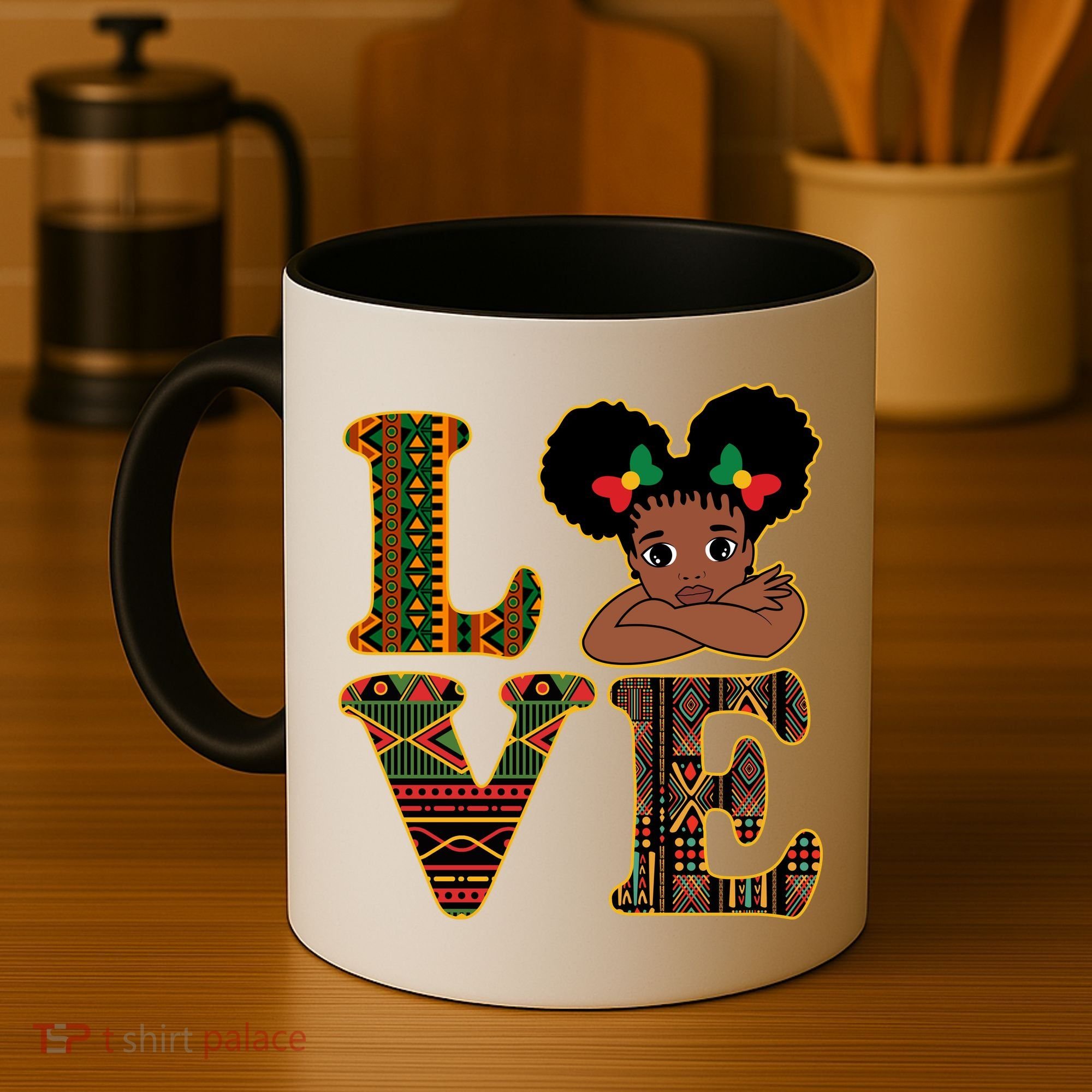 Love Black History Month Cute Pride Coffee Mug