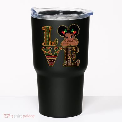 Love Black History Month Cute Pride Tumbler