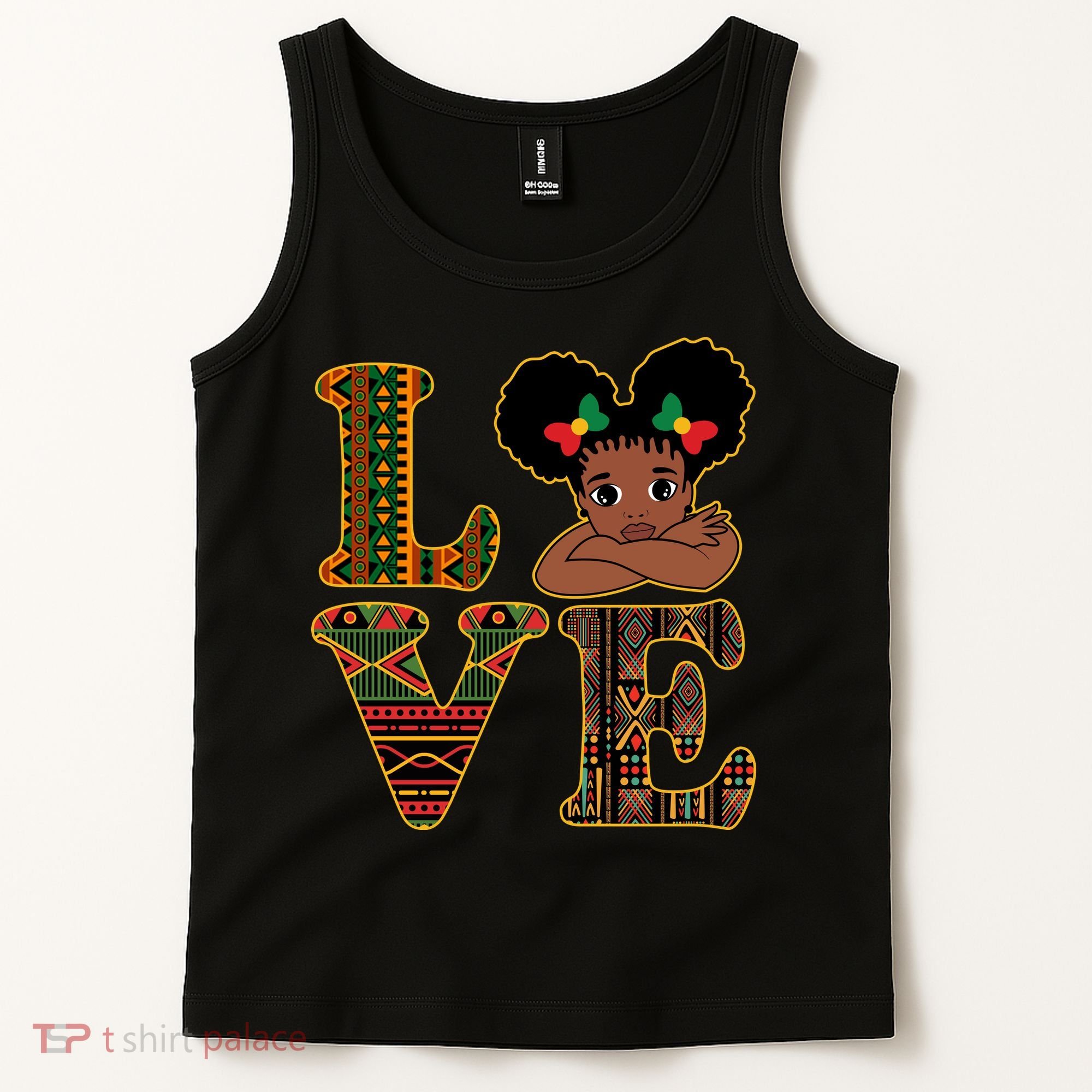 Love Black History Month Cute Pride Tank Top