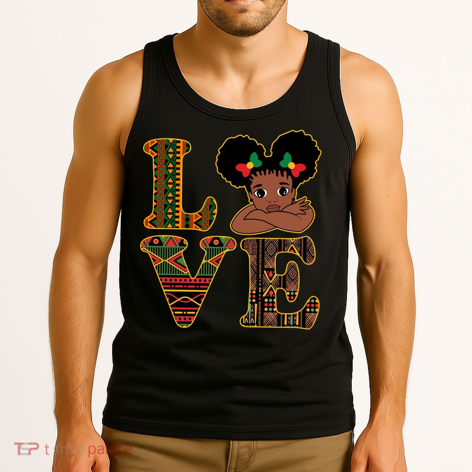 Love Black History Month Cute Pride Tank Top