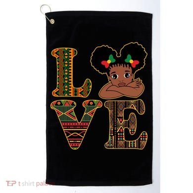 Love Black History Month Cute Pride Golf Towel