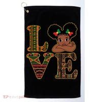 Love Black History Month Cute Pride Golf Towel thumb 0
