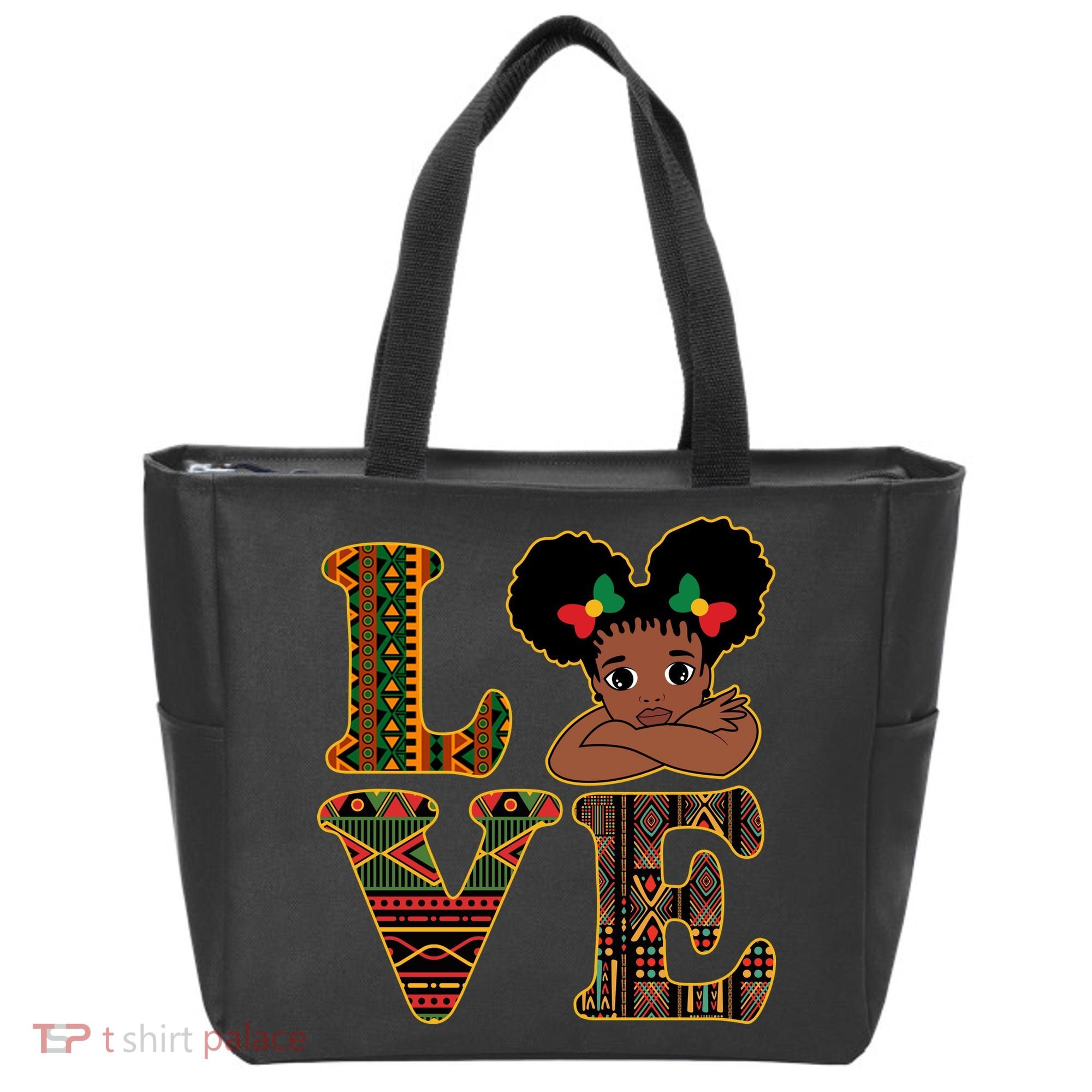 Love Black History Month Cute Pride Tote Bag