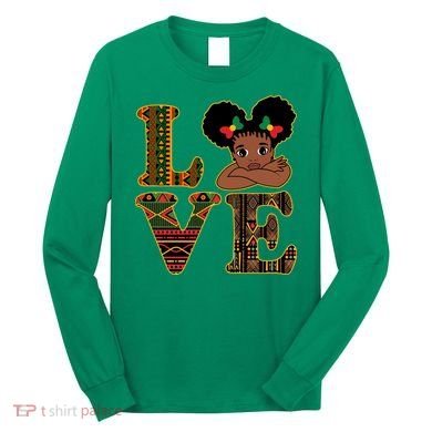 Love Black History Month Cute Pride Long Sleeve Shirt
