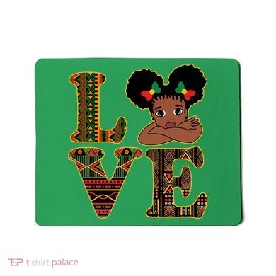 Love Black History Month Cute Pride Mousepad