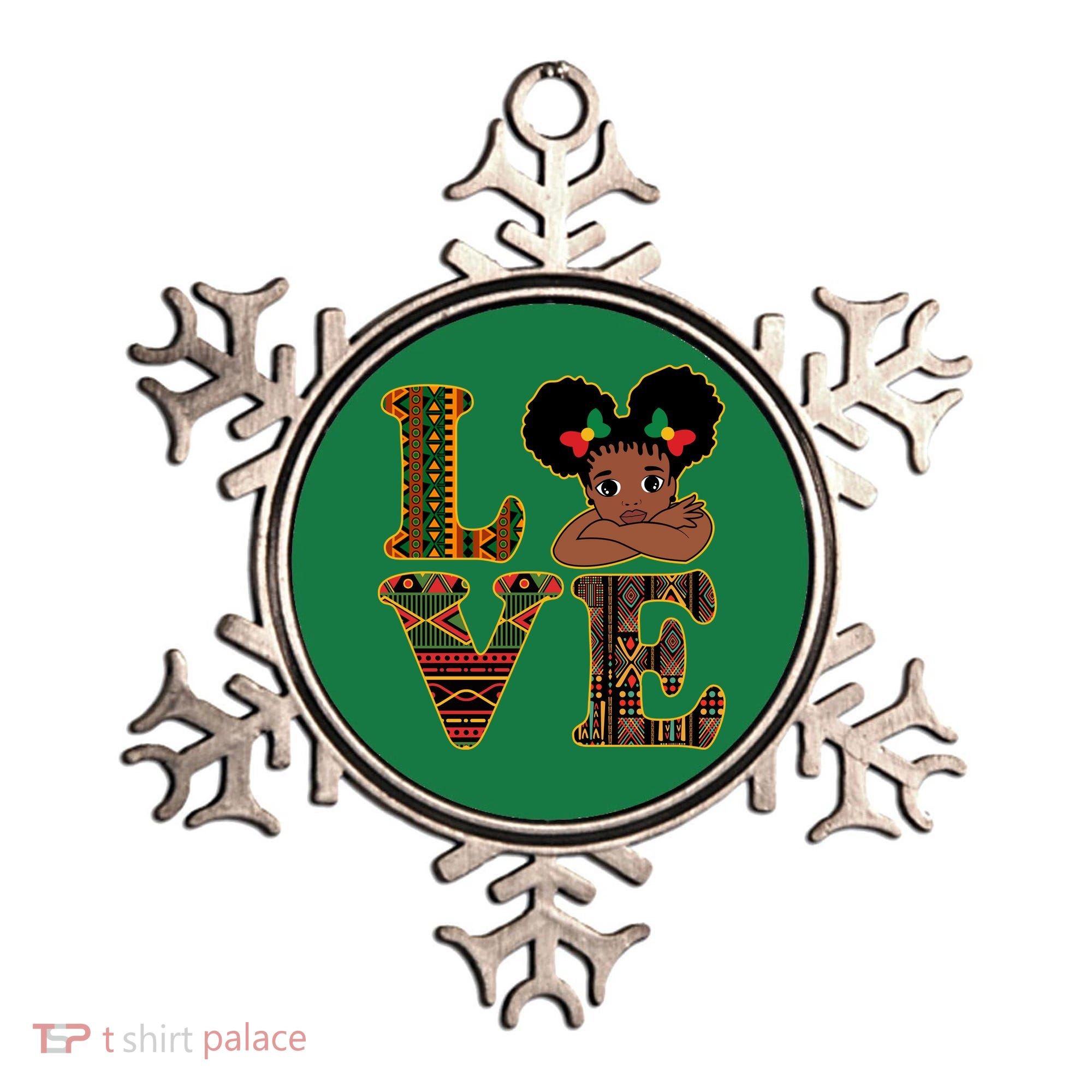 Love Black History Month Cute Pride Ornament