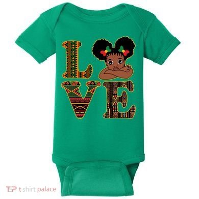 Love Black History Month Cute Pride Baby Bodysuit