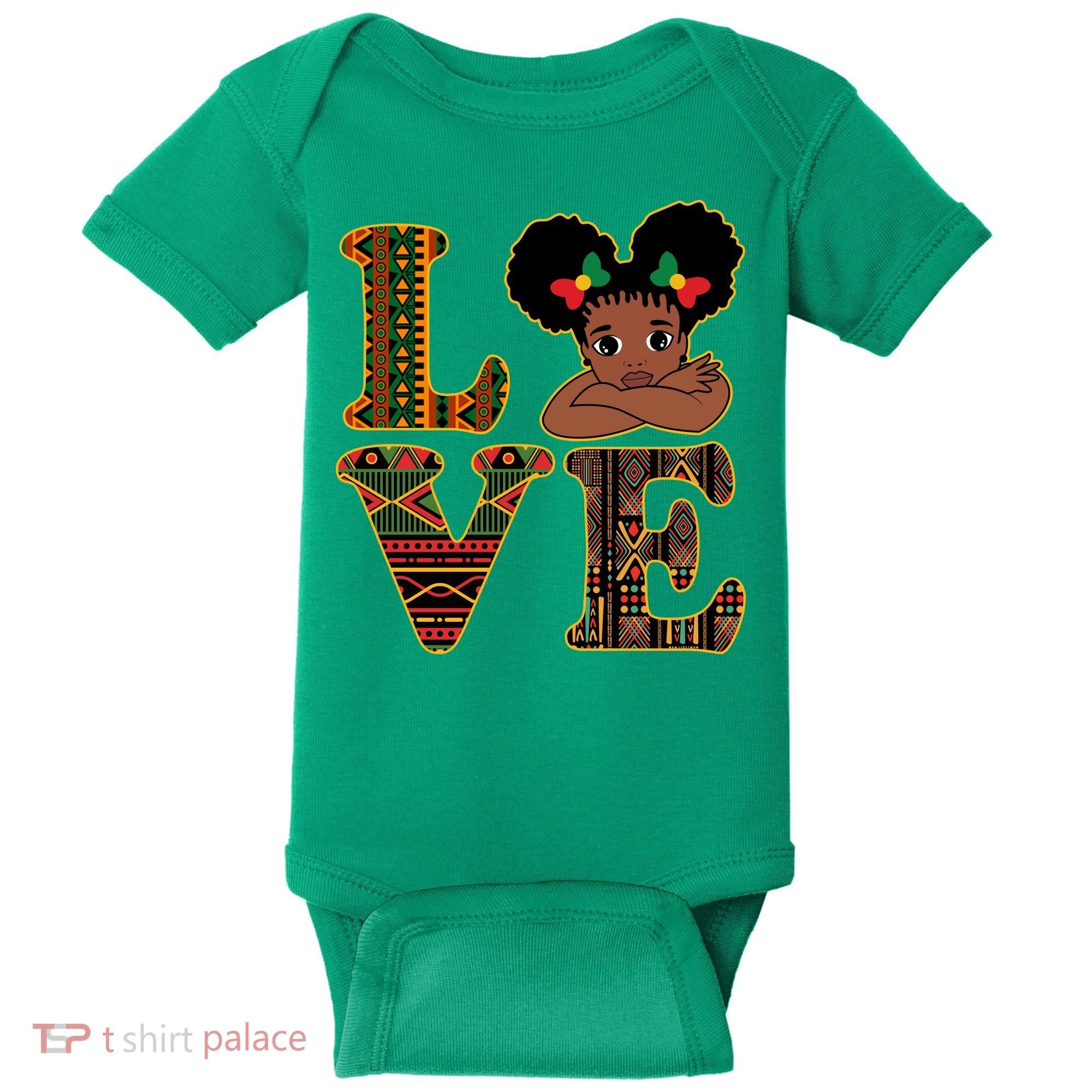 Love Black History Month Cute Pride Baby Bodysuit
