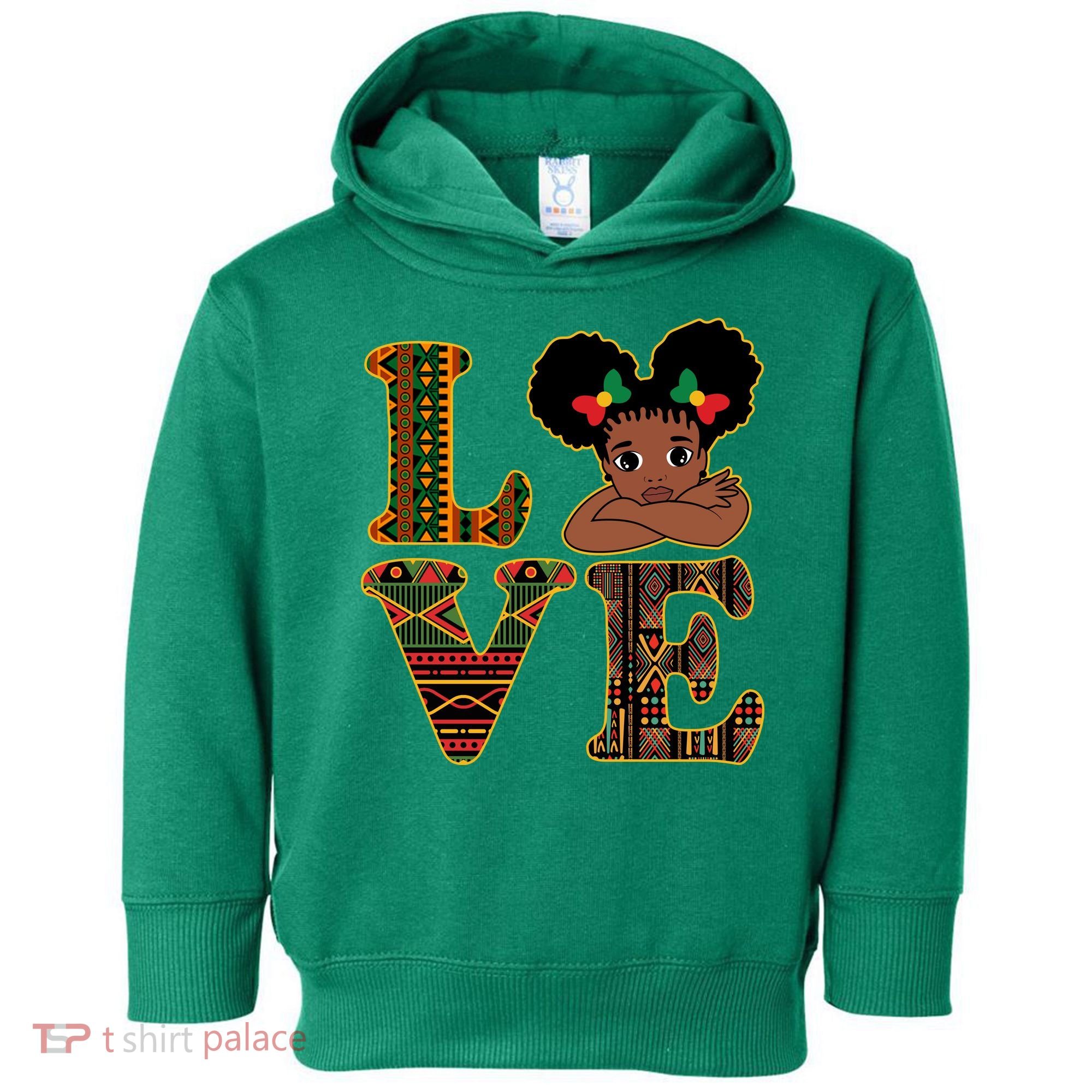 Love Black History Month Cute Pride Toddler Hoodie