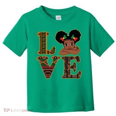 Love Black History Month Cute Pride Toddler T-Shirt
