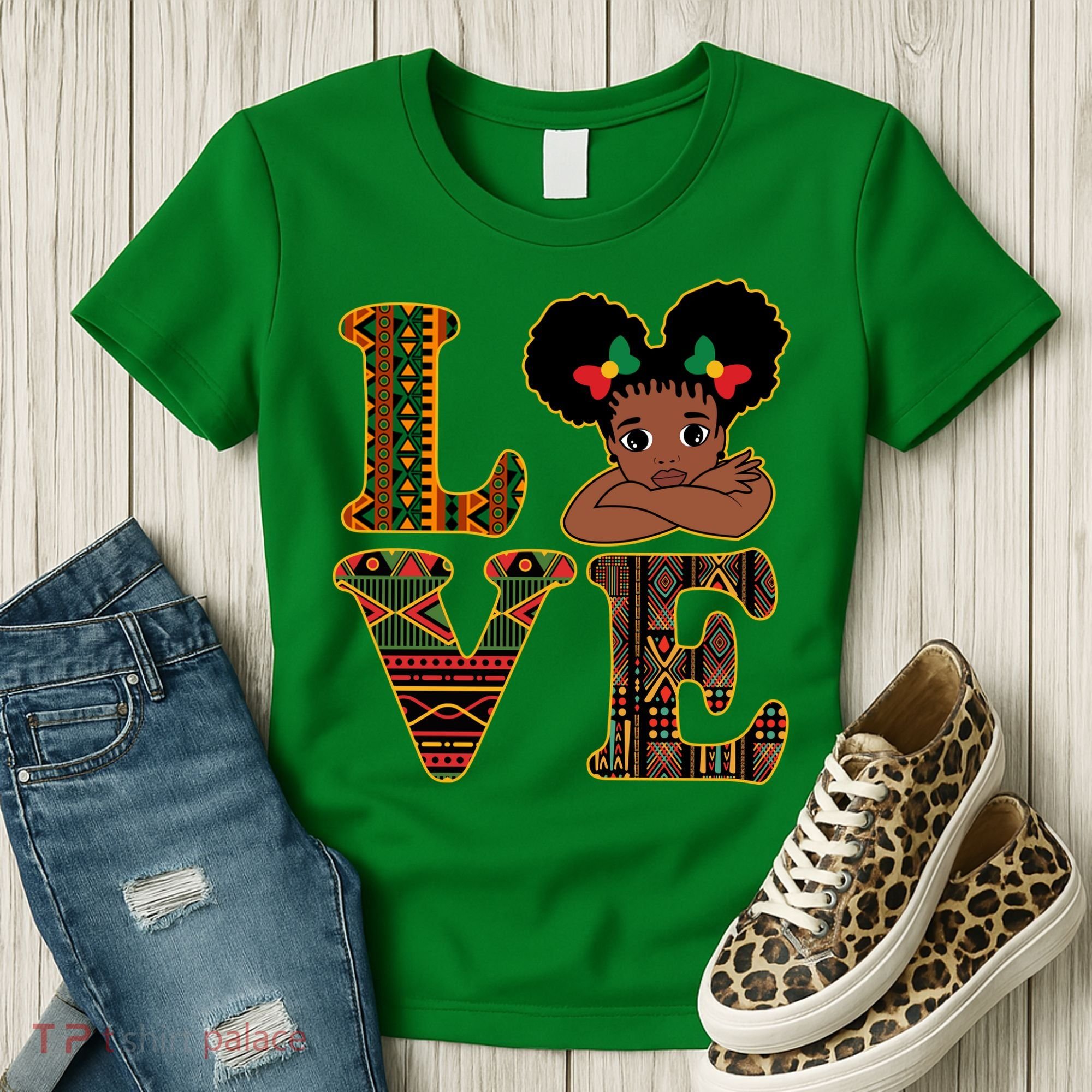 Love Black History Month Cute Pride Women's T-Shirt